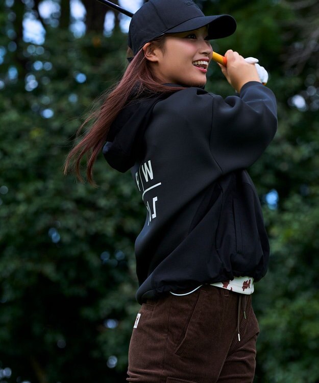 PW CIRCULUS 【WOMEN】NEW ダンボール デタッチャブルフーディー ブラック系