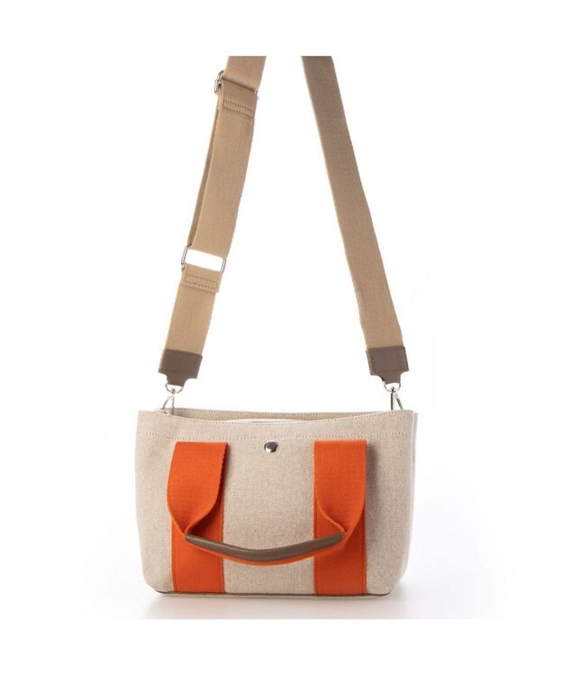 UNBILLION カシュカシュ cachecache / テープエルガリー2wayパーテーショントート オレンジ