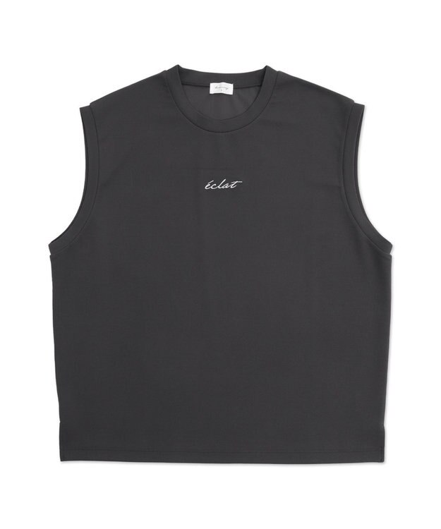 WEGO カルゼアンサンブルベスト（LS） ブラック中濃色