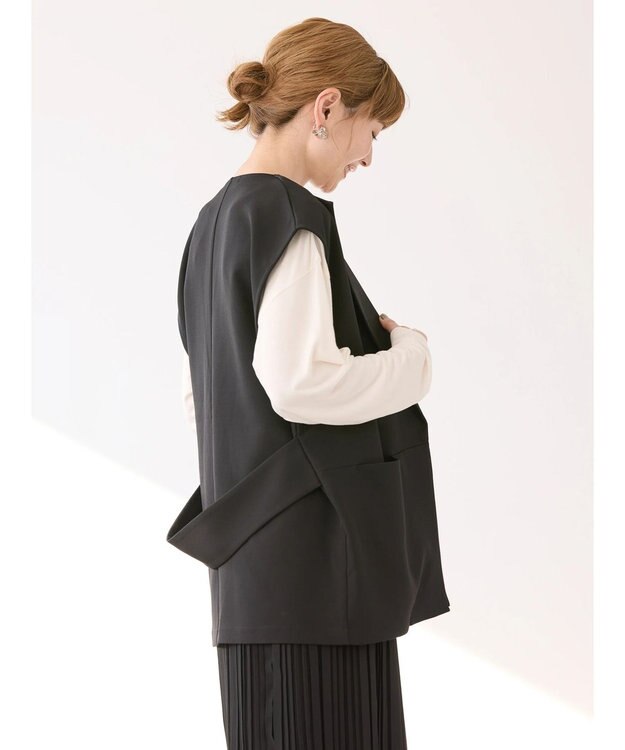 AMERICAN HOLIC ＳＥＴ　ベスト＋ロゴカットプルオーバー Ivory