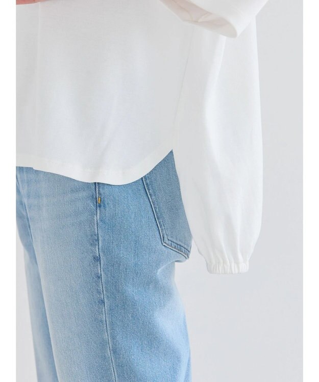 AMERICAN HOLIC バックギャザーロゴカットプルオーバー Off White