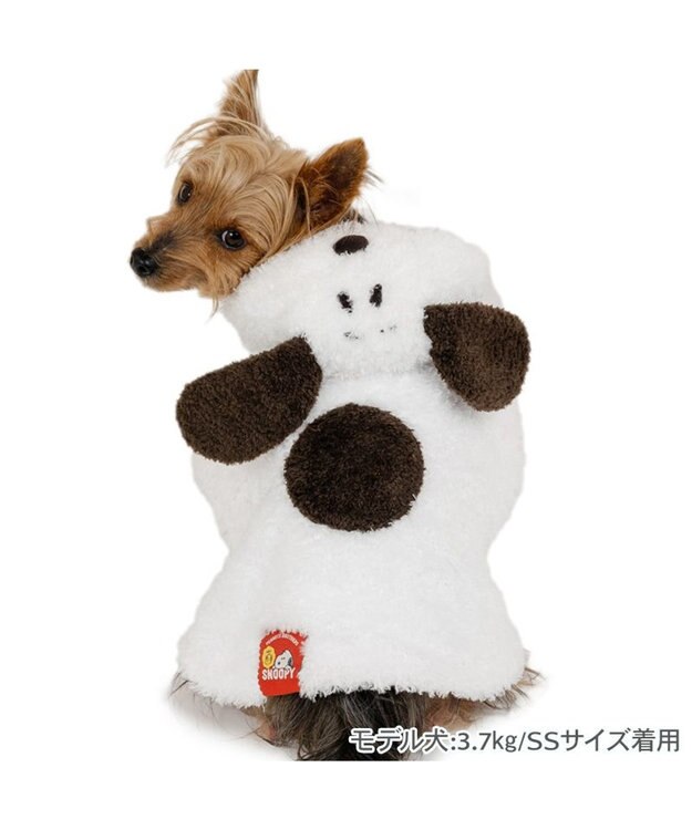PET PARADISE スヌーピー ポンチョ 小型犬 ホワイト