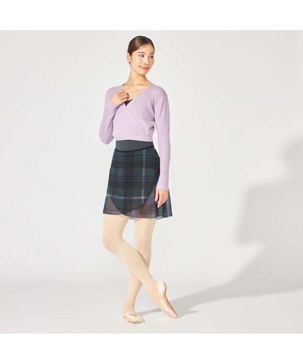 Chacott カシミヤニットカシュクール ライラック