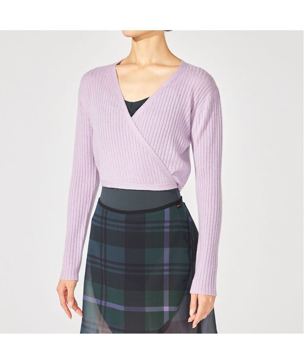 Chacott カシミヤニットカシュクール ライラック