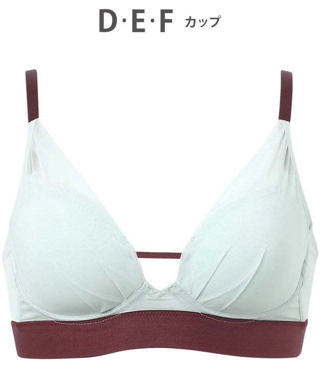 WACOAL ノンワイヤーブラ 【重力ケアブラ】 バストを重力から守る まる胸をキープ サイドのラインすっきり Gカップまで対応 大きいサイズ レディース BXB114 /ワコール メロン