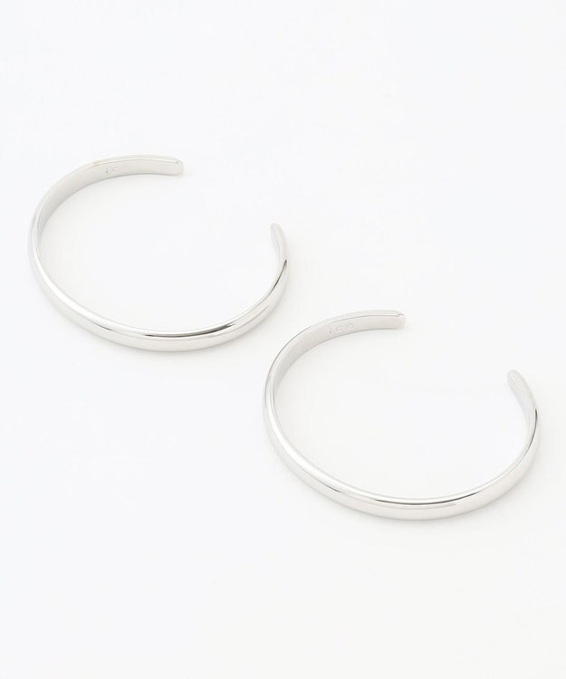 ICB 【CLASSY.1月号掲載】ラウンドバングル シルバー系