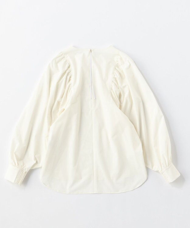 UNFILO 【撥水/軽量/ストレッチ】MOVE TEX ボリュームスリーブブラウス オフ