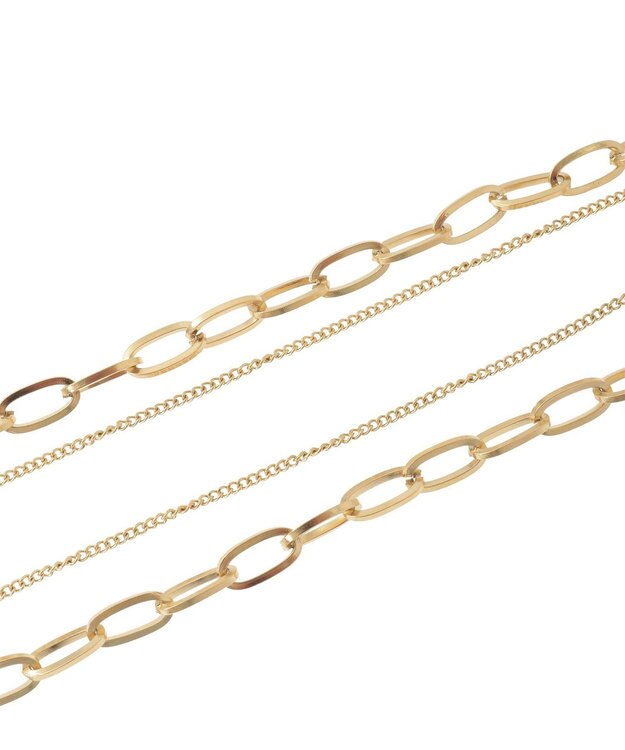 Green Parks 【ステンレス】コインデザインチェーンネックレス Gold