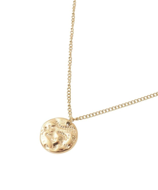 Green Parks 【ステンレス】コインデザインチェーンネックレス Gold