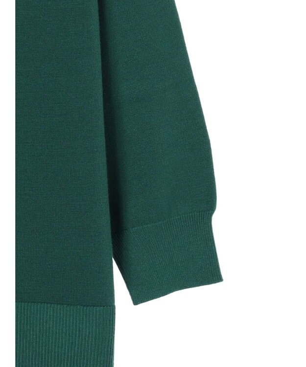 Green Parks もちやわ　ボートネックニットチュニック Green