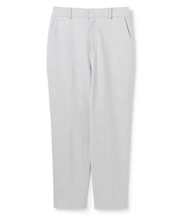 UNFILO 【ウエストゴム/14サイズ展開】beauty warm pants テーパード ライトグレー