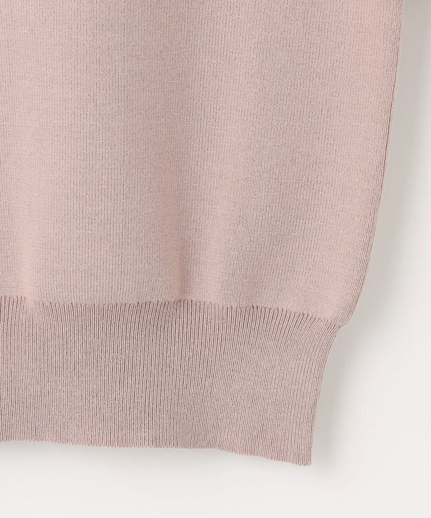 ANY SIS S 【低身長企画】バイカラーニットセットアップ ローズグレー