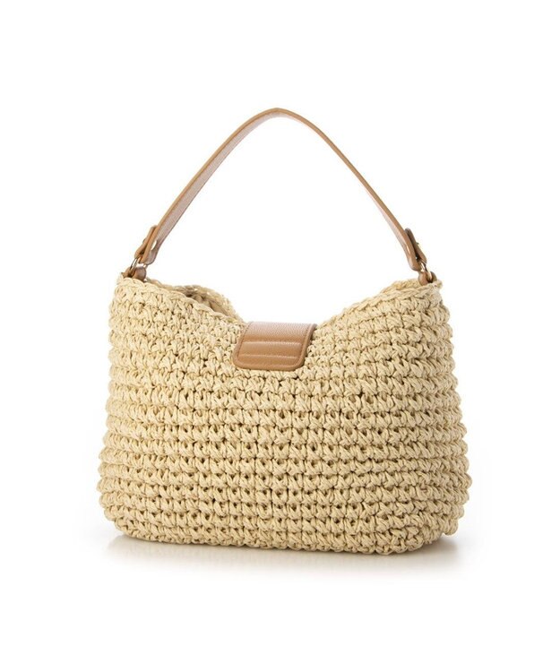 UNBILLION cachecache 差し込みフラップ2wayワンハンドルクロッシェトート ベージュ