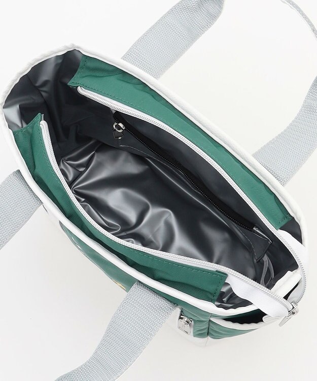 23区GOLF 【UNISEX】『PEANUTS』コラボ　保冷機能付きカートバッグ　JOE COOLのクールなイラスト グリーン系