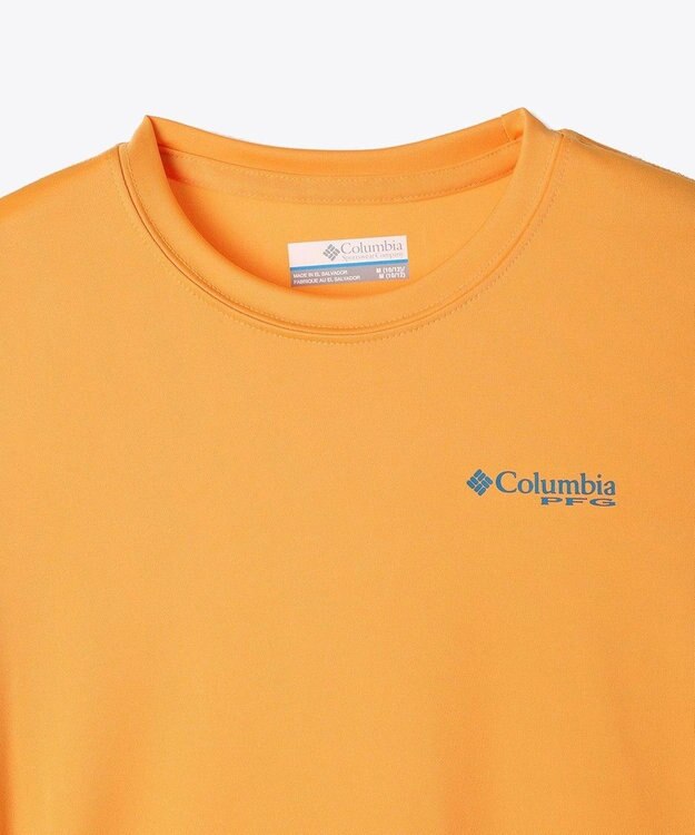 Columbia Columbia/ 【KIDS】ターミナルタックルロングスリーブTシャツ /コロンビア Summer Orange、 Blue Echo Logo
