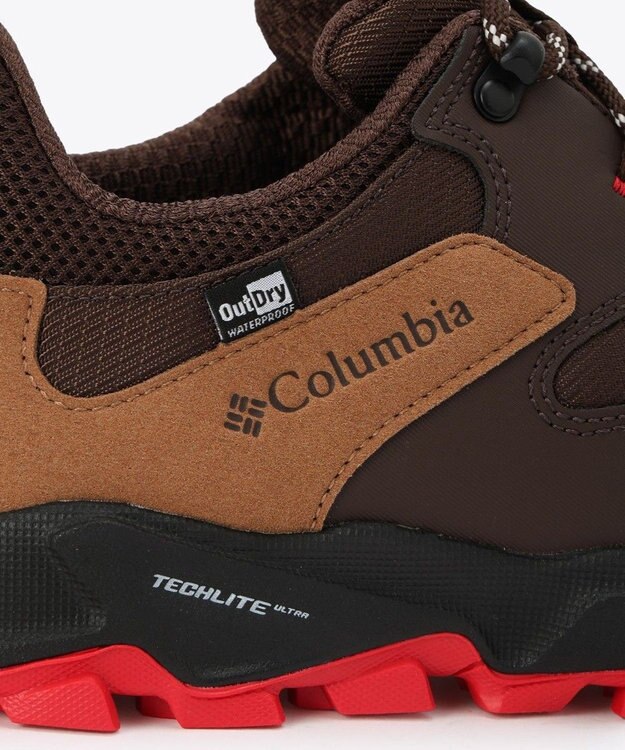Columbia Columbia/ セイバー シックス ロー アウトドライ ワイド /コロンビア Bark、 Red Spark