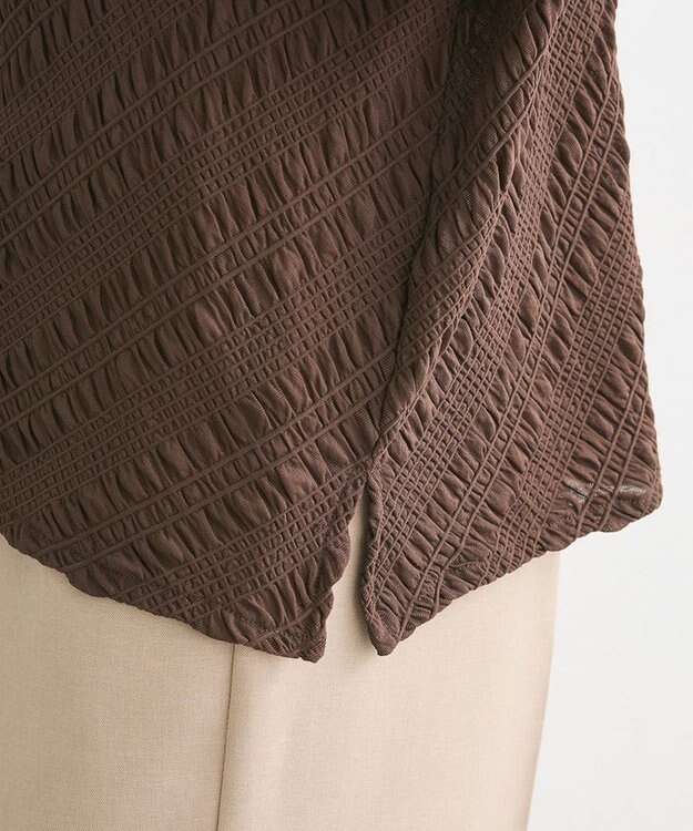 Green Parks ・ｆｕｒｒｙｒａｔｅバイヤスシャーリングプルオーバー Brown