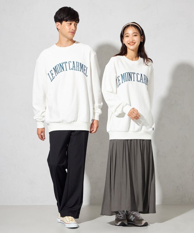 SHARE PARK MENS 【UNISEX】MVS裏毛クルーネックスウェット（L・XLサイズ） ホワイト