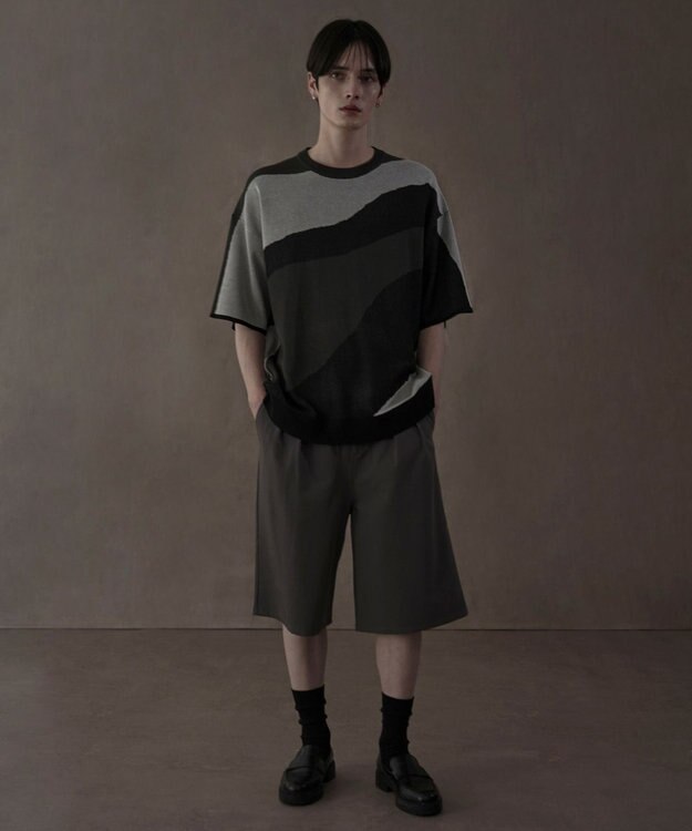 WEGO TRバギーショーツ ダークグレー