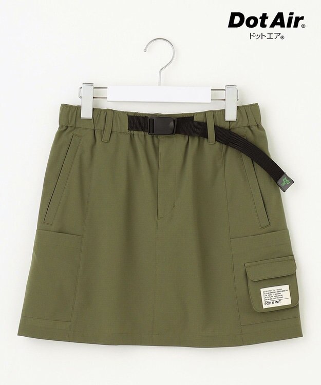 PW CIRCULUS 【高通気 / 軽撥水 / 軽量のDotAir 使用】【WOMEN】カーゴスカート ゴルフウェア レディース カーキ系