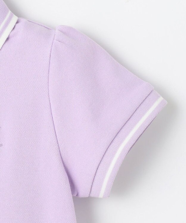 組曲 KIDS 【110-140㎝】ストレッチカノコ ワンピース ラベンダー