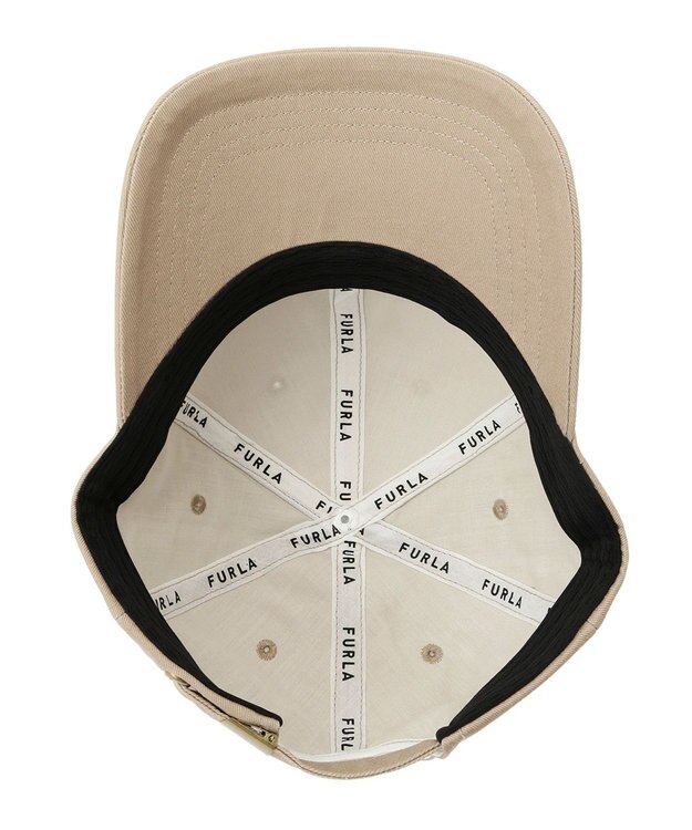 MOONBAT FURLA(フルラ) フロントロゴ刺繍キャップ UV モカブラウン