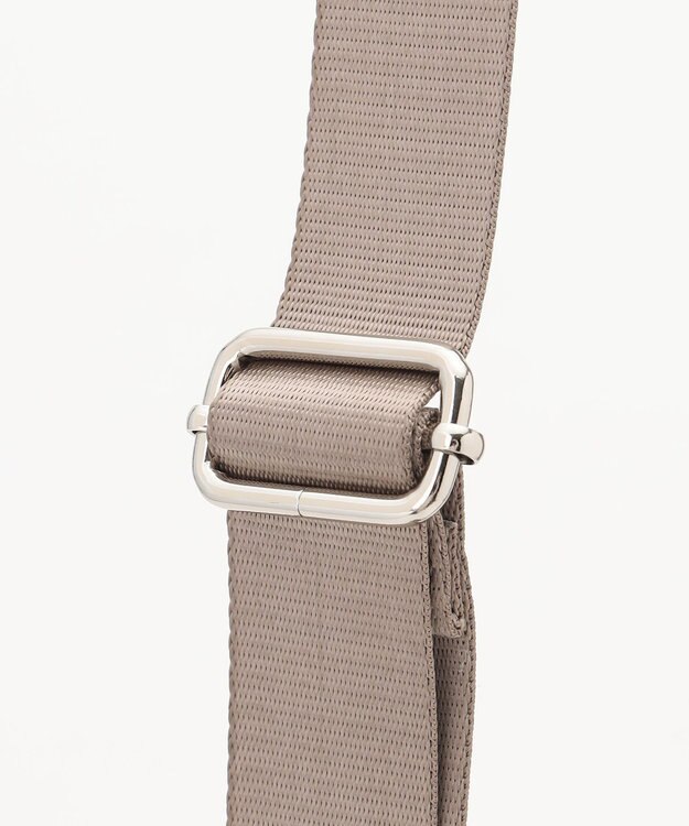 Y'SACCS ドットジャガードポシェット ライトグレー