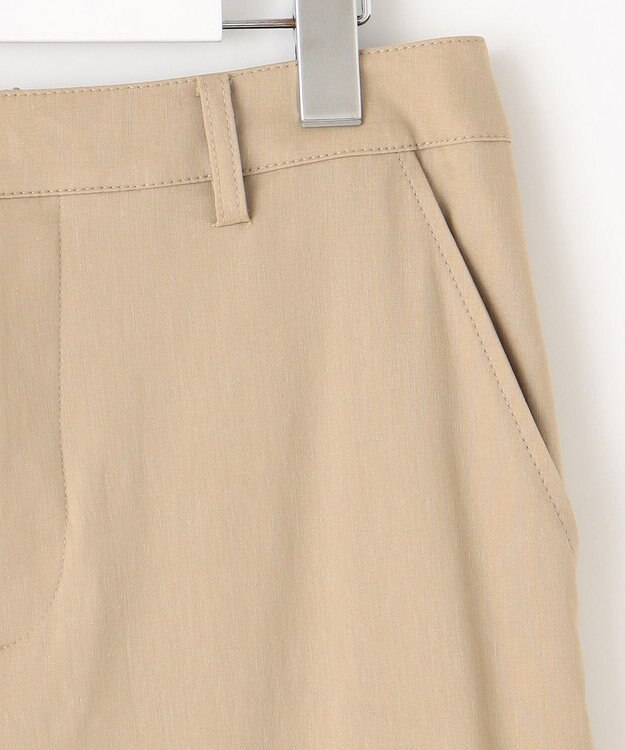 J.PRESS LADIES 【WEB限定カラーあり・洗える】セルロースリネンストレッチ テーパード パンツ ベージュ系