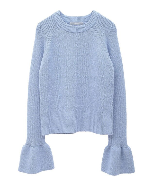 Green Parks armonia．袖フレアニットプルオーバー Blue
