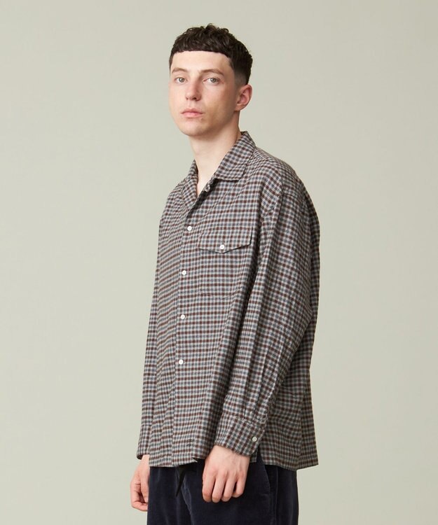 UNISEX】フランネル オープンカラーシャツ / J.PRESS YORK STREET