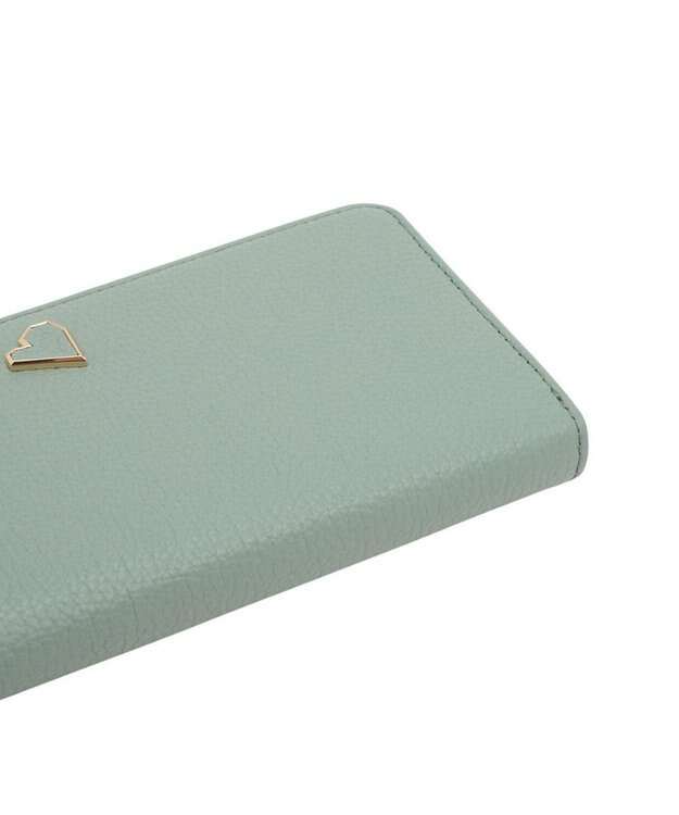 LANVIN en Bleu アーリ Lファスナー長財布 グレイッシュブルー