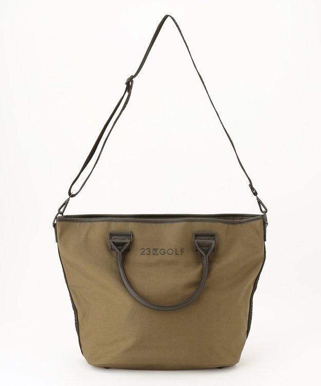 23区GOLF 【UNISEX】メランジシリーズ トートバッグ カーキ系