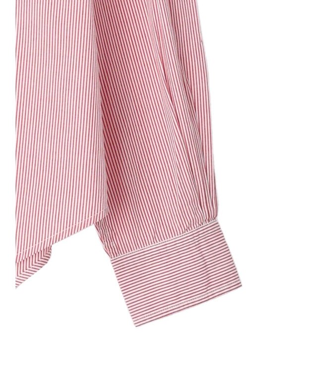 AMERICAN HOLIC 綿ブロードＢＩＧシャツ Stripe Red