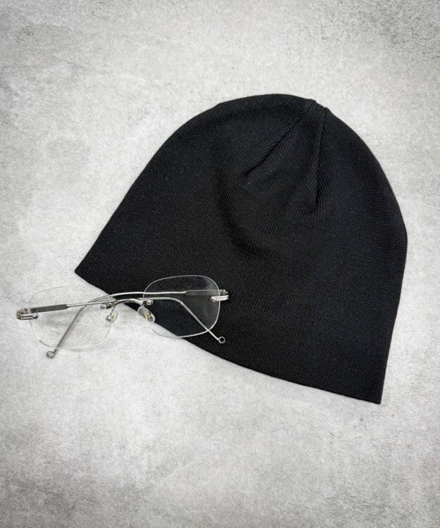 WEGO 【ユニセックス着用ITEM】シングルニットワッチ ブラック