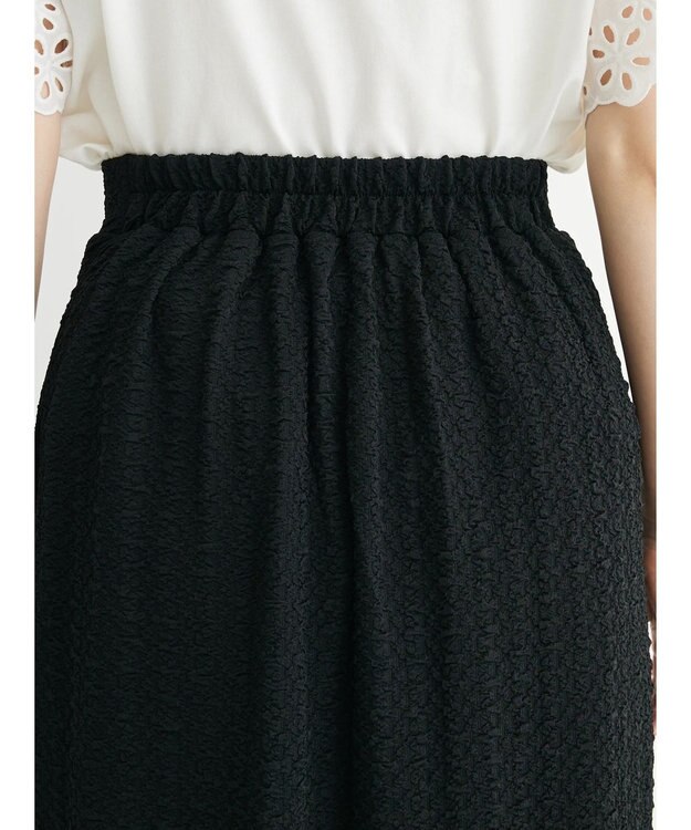 Green Parks ・Ｒａｙ　Ｃａｓｓｉｎ　フクレジャカードナロースカート Black