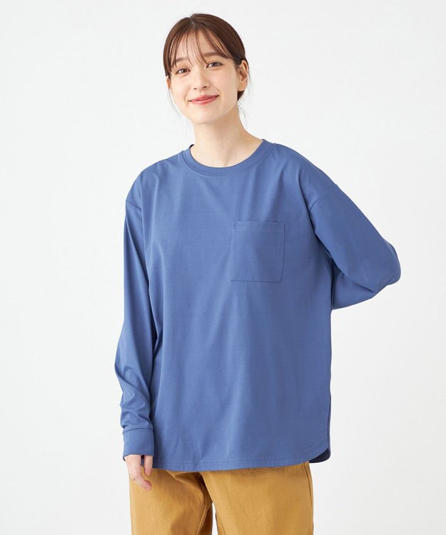 SHARE PARK LADIES 【UNISEX】UVカット アートコラボロングTシャツ〈Hammock〉（S・Mサイズ） アッシュネイビー