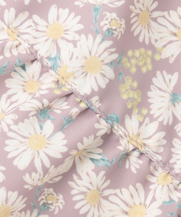 ANY KIDS 総柄フリル キュロット ラベンダー×マーガレット