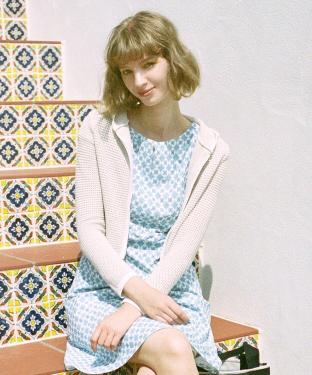 TOCCA 【洗える！】FOUR LEAVES ドレス ブルー系5