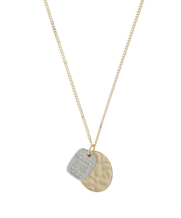 AMERICAN HOLIC メッセージコンビメタルネックレス Gold