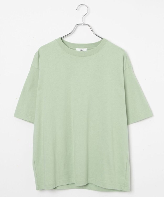 WEGO 【ユニセックス着用ITEM/綿100%/XSSMLサイズ展開】リラックスフィットコットンT グリーンその他