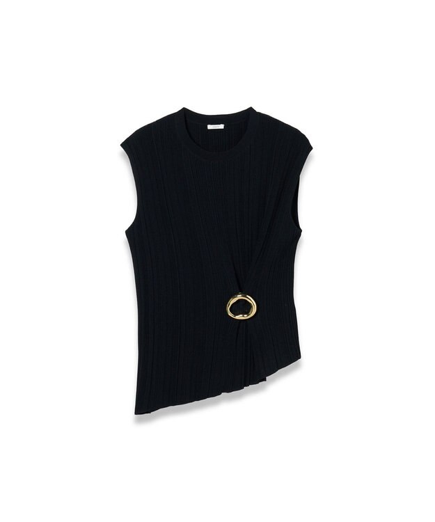 JOSEPH ニットプリッセ トップス Black