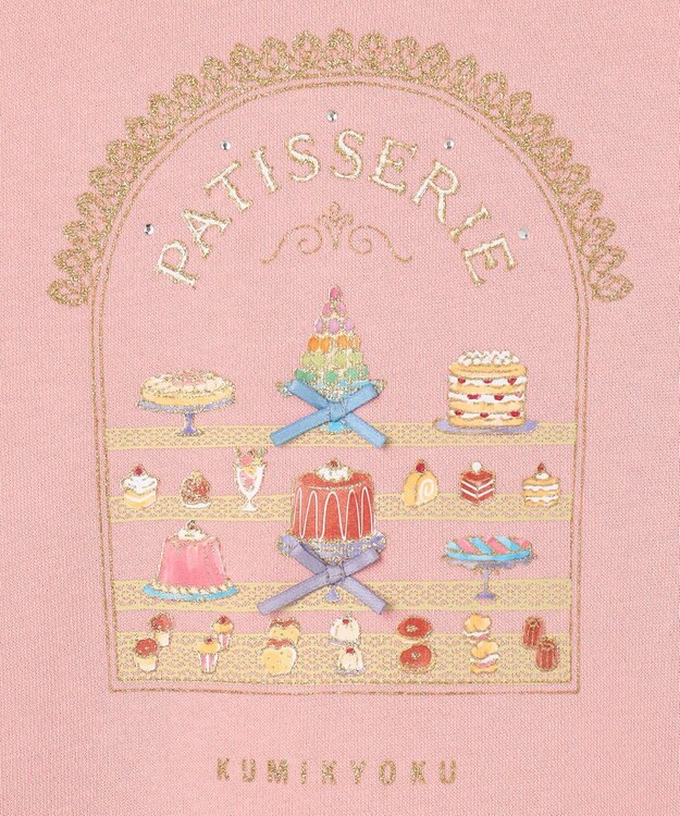 組曲 KIDS 【150-160㎝】パティスリー トレーナー ピンク