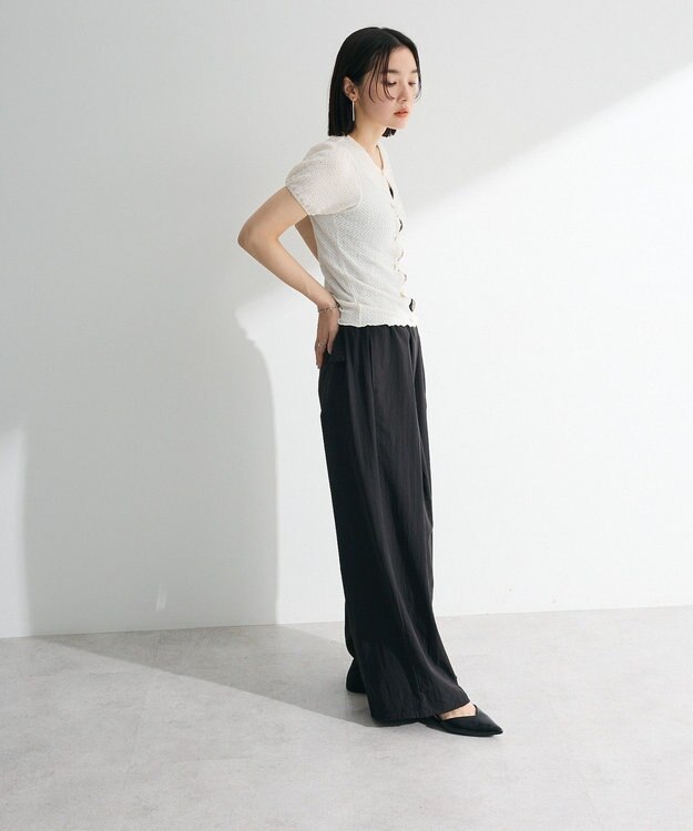 Green Parks ・ｓｗｉｎｇ　ｂｙ　フロントリボンプルオーバー Ivory