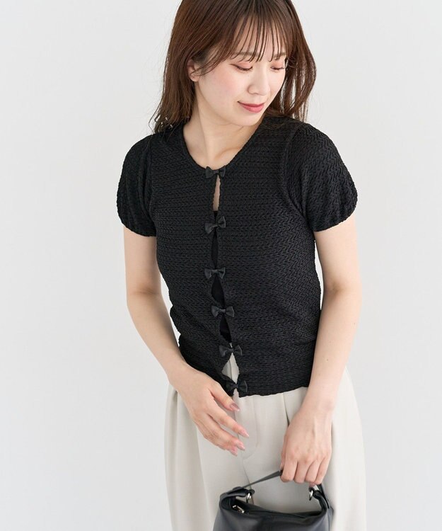 Green Parks ・ｓｗｉｎｇ　ｂｙ　フロントリボンプルオーバー Ivory