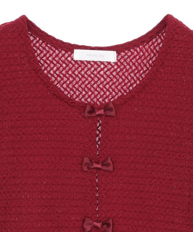 Green Parks ・ｓｗｉｎｇ　ｂｙ　フロントリボンプルオーバー Ivory