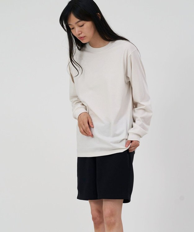 HAAG レゾナバイオ プレーティングジャージーロングスリーブシャツ ホワイト