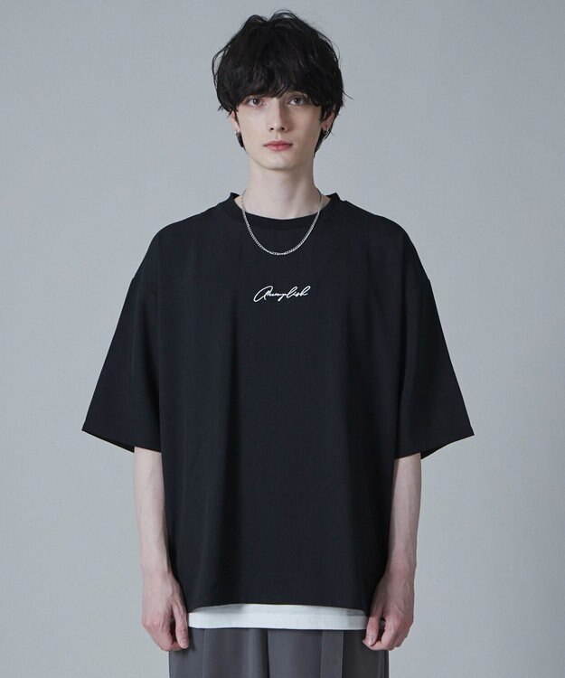 WEGO 【速乾/シワになりにくい/3点セットアイテム】ドライポリアンサンブルPOシャツ（S） ブラック