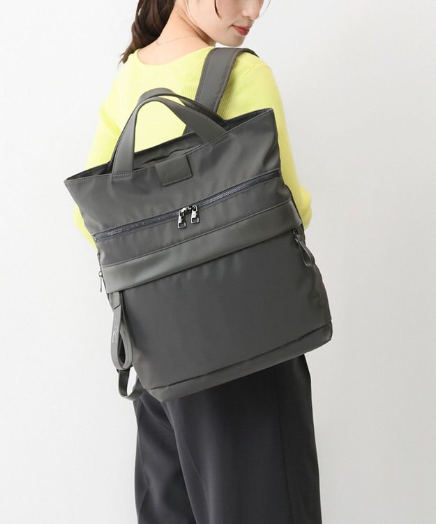 ACE BAGS & LUGGAGE W&.Day/Night サクテ 2WAYリュック A4サイズ 14.0インチPC収納 19022 ダブルアンドデイナイト ダークグレー