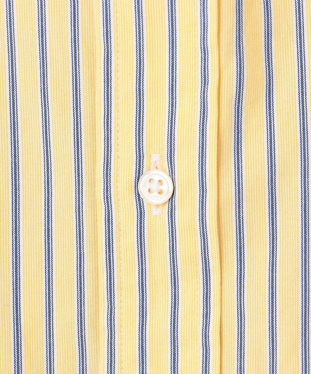 J.PRESS MEN ブロードマルチストライプ シャツ / B.D. イエロー系1