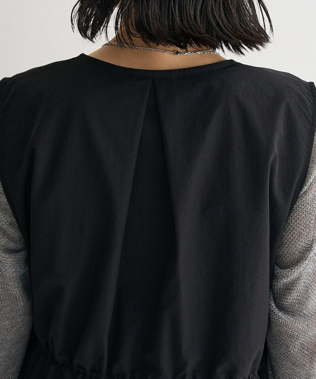 Green Parks ドロストフレアベスト Black